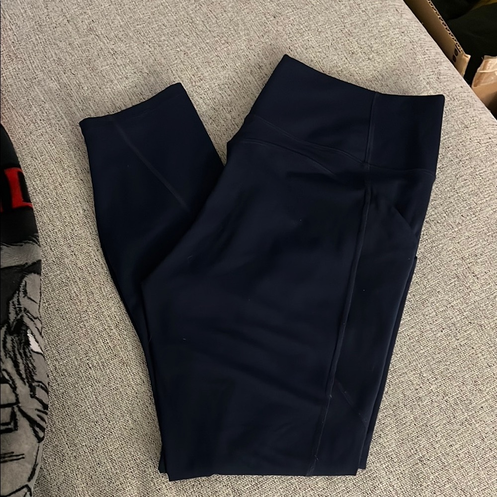 Dark Blue High-Rise Leggings